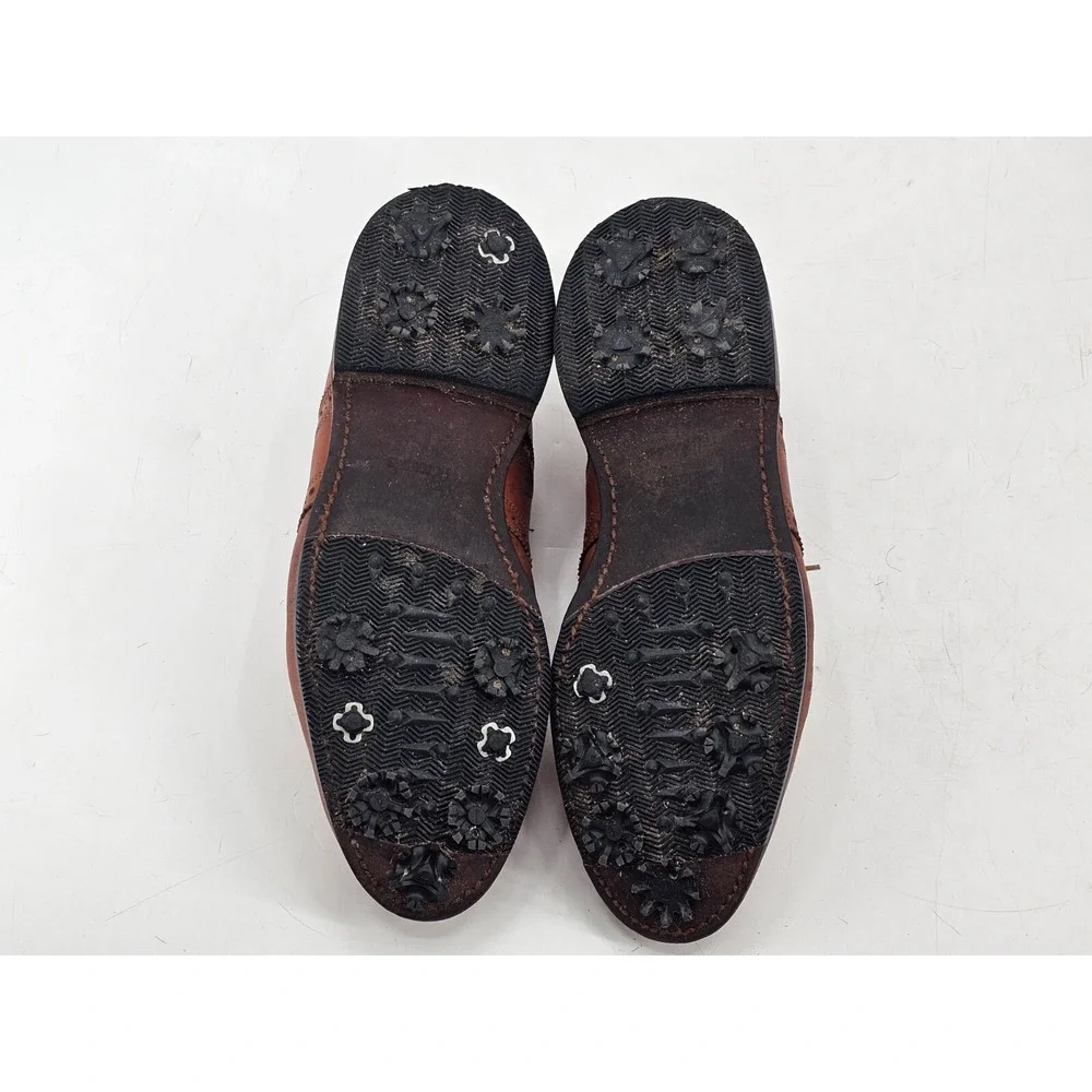 Allen Edmonds First Cut Golf‎ Shoes Leather Walnut Honors Collection Mens 8